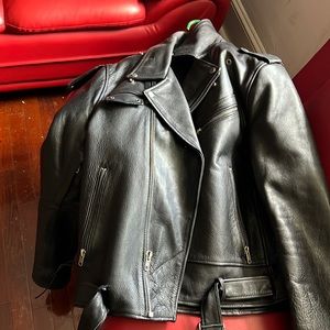 Large Heavy leather jacket